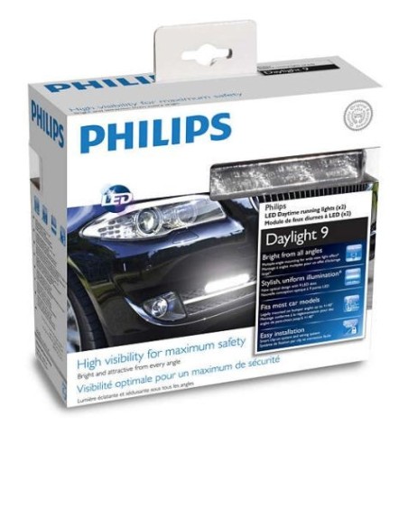 Daytime Running Lights 9 LED 5W Philips 12V