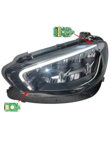 Kit reparatie lumini de zi DRL si semnalizare dreapta pentru Mercedes-Benz Clasa E W213 Facelift
