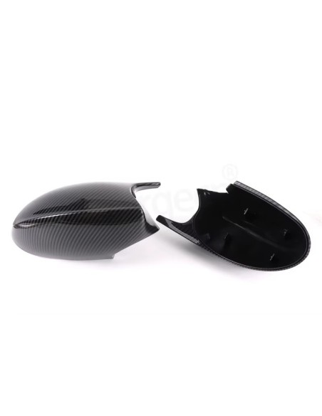 Batman Style Mirror Caps Set for BMW Series 3 E90, E91, E92, E93, Series 1 E81, E82, E87, E88 Carbon