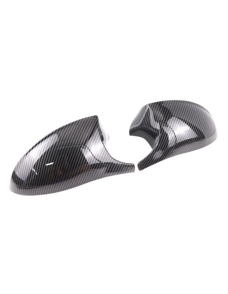 Batman Style Mirror Caps Set for BMW Series 3 E90, E91, E92, E93, Series 1 E81, E82, E87, E88 Carbon