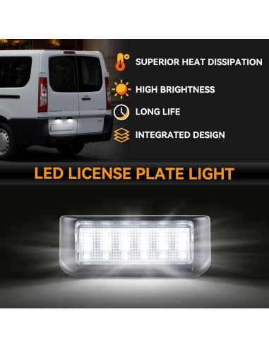 Dedicated LED License Plate Light Set for...