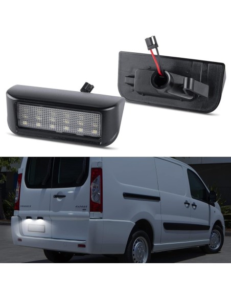 Dedicated LED License Plate Light Set for Peugeot Expert, Partner