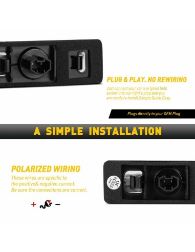 LED License Plate Light Set for Lexus IS, ES,...