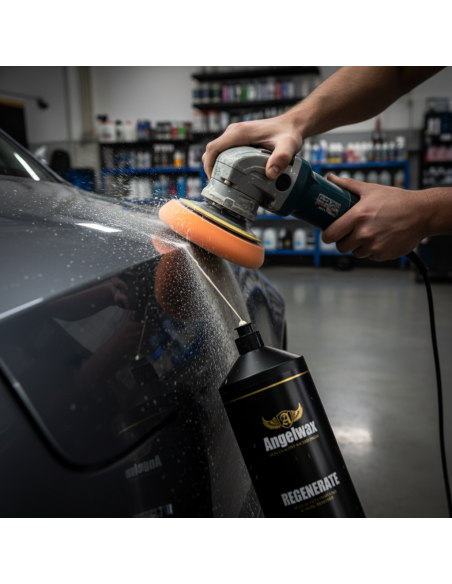 Medium Abrasive Polish Paste and One Step Angelwax Regenerate Medium Cut Compound, 500ml