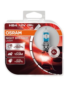 2 db HB4 Night Breaker Laser Next Generation +150% 12V...