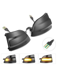 Set of 2 Dynamic LED Mirror Indicators for Ford Focus 2...