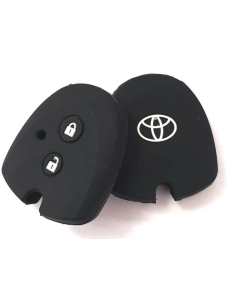 Silicone Car Key Case for Toyota with 2 Buttons