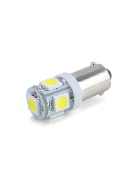 BA9S Car LED with 5 SMD LEDs, 12V