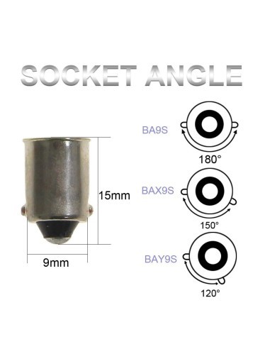 White Auto LED T14, Canbus BA9S 26 SMD, 12V,...