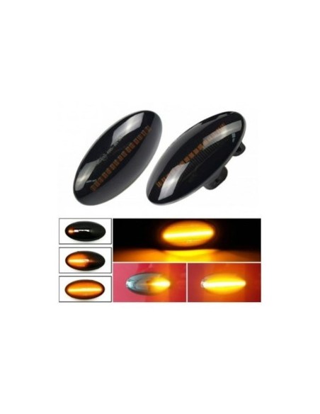 Set of 2 Dynamic Sequential LED Wing Indicators for Fiat Sedici