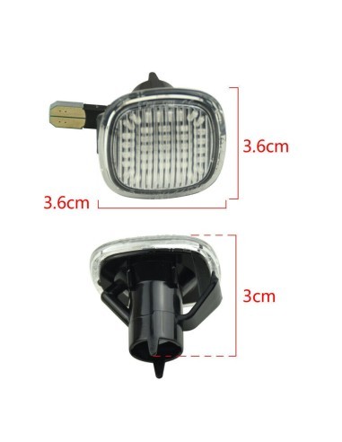 Set of 2 Dynamic LED Wing Indicators for Audi...