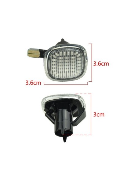 Set of 2 Dynamic LED Wing Indicators for Audi A3, A4 B5, A8 D2