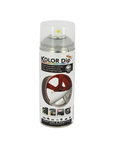 Kolor Dip Rubberized Spray Paint Silver 400ml
