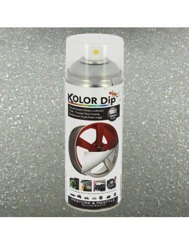 Kolor Dip Rubberized Spray Paint Silver 400ml
