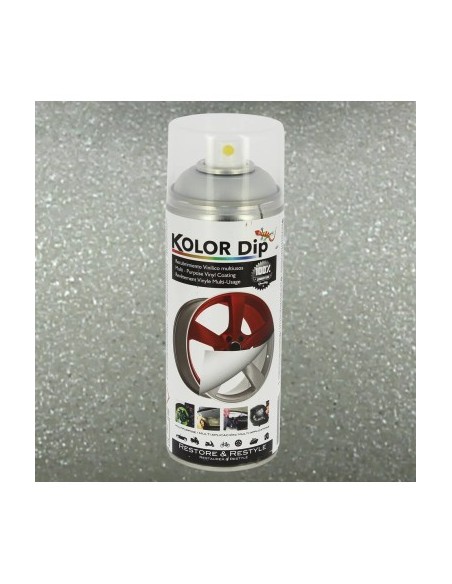 Kolor Dip Rubberized Spray Paint Silver 400ml