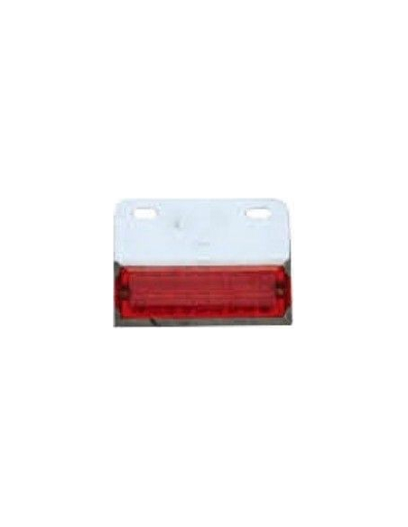 24V Red LED Side Lamp 84X75mm