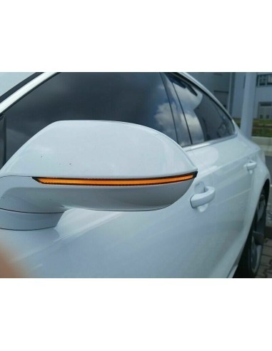 Set of 2 Dynamic LED Mirror Indicators for Audi...