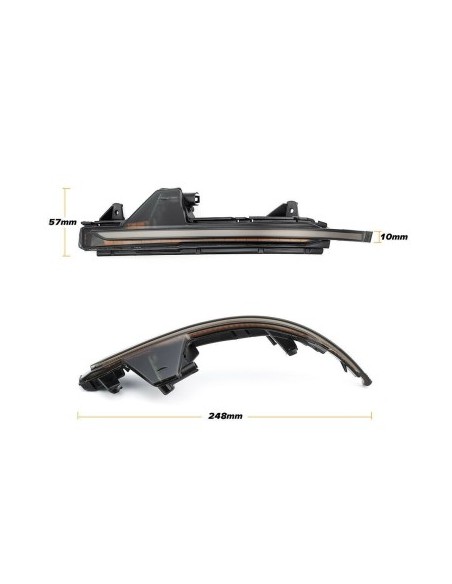 Set of 2 Dynamic LED Mirror Indicators for Audi A7 4G, S7