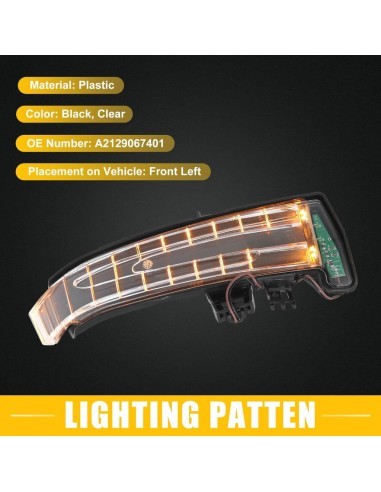 Left Mirror Indicator, with LED for...