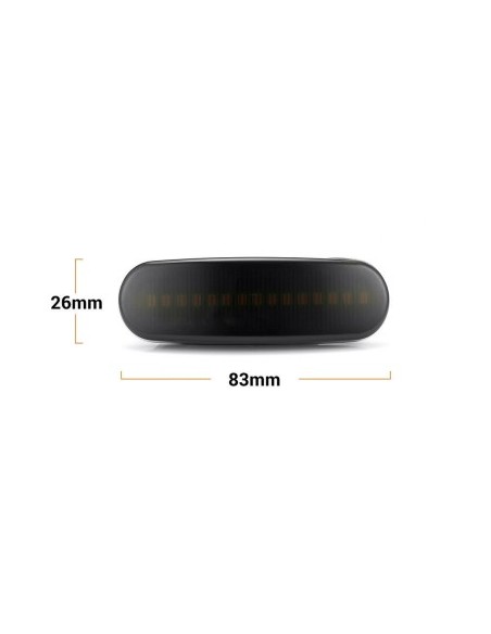 Set of 2 LED Wing Indicators for Fiat Punto, Doblo, Linea, Stilo, Panda