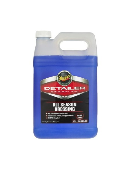 Rubber and Plastic Maintenance and Protection Solution, Meguiar's All Season Dressing, D160, 3.78 L