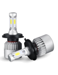 Set of 2 H4 Hi-Low COB Canbus LED Lights, 72W, 8000 Lm,...