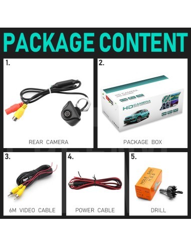 AHD/CVBS Rear/Front Camera 170 Degree with...