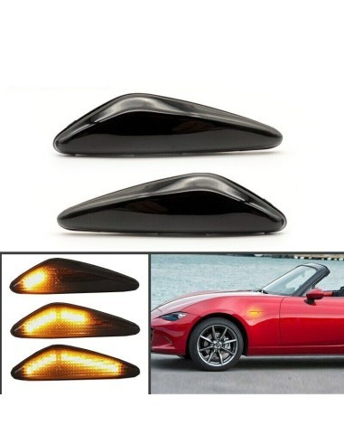 Set of 2 Dynamic LED Wing Indicators for Mazda...