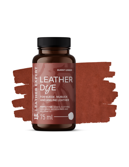 Burnt Umber Suede Paint Leather Expert, Dye for suede, nubuck, aniline 75ml