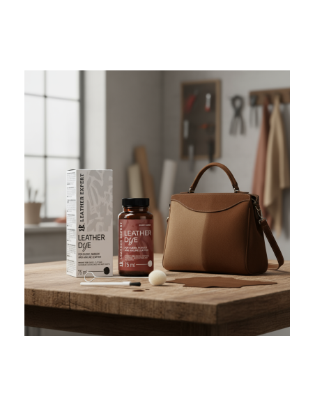 Burnt Umber Suede Paint Leather Expert, Dye for suede, nubuck, aniline 75ml