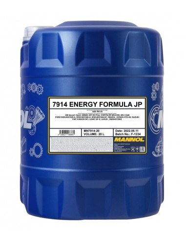 MANNOL Energy Formula Jp 5W-30 7L motorolaj