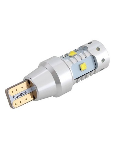 White Car LED T15 Canbus 30W 12-24V CREE LEDs