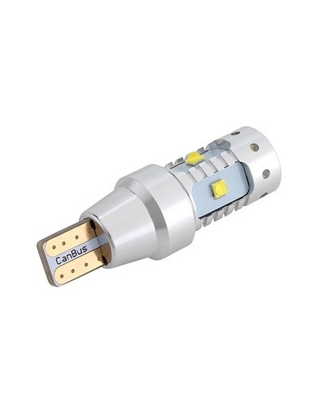 White Car LED T15 Canbus 30W 12-24V CREE LEDs