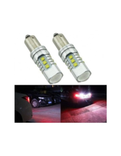 LED автомобил Бял H6W (BAX9S) Canbus, 80W, 12-24V, LED CREE 2