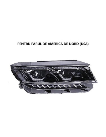Right repair kit for DRL daytime running lights module for VW Passat B8.5 Facelift 2019-2023 America model