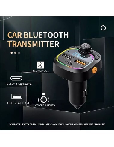FM Модулатор 12-24V Bluetooth 5.0 с функция за...