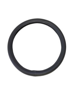Perforated Gray Eco-Leather Steering Wheel Cover 40-42 Cm