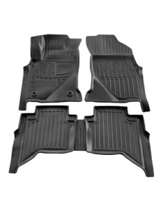 Rubber mat set type tray for Toyota Hilux VIII (Crew Cab)...