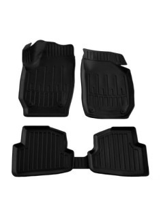 Rubber mat set type tray for Skoda Fabia II (5J) (2007-2014)