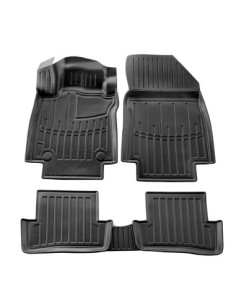 Rubber mat set type tray for Renault Clio IV (2012-2019)