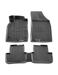 Rubber mat set type tray for Renault Fluence (2009-2015)