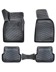 Set of 4 Rubber Floor Mats for Audi A4 B6 (Typ 8E)...
