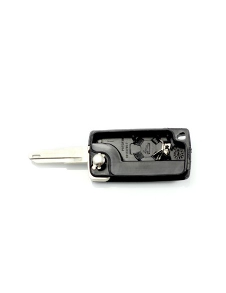Key Blade Case with 2 Buttons and Battery Holder for Citroen/Peugeot 206