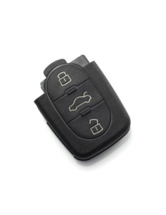 Key case accessory 2 buttons for Audi, battery 1616