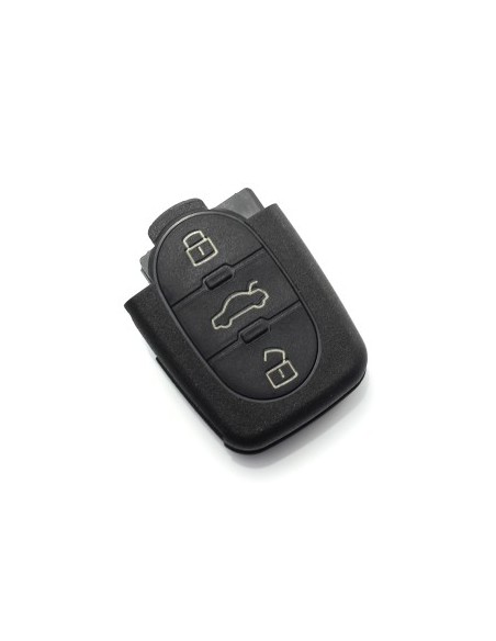 Key case accessory 2 buttons for Audi, battery 1616