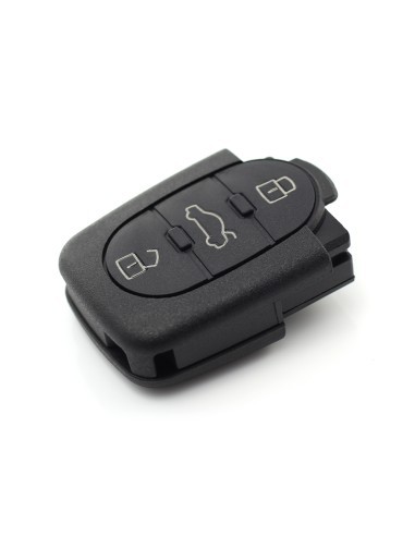 Key case accessory 2 buttons for Audi, battery...