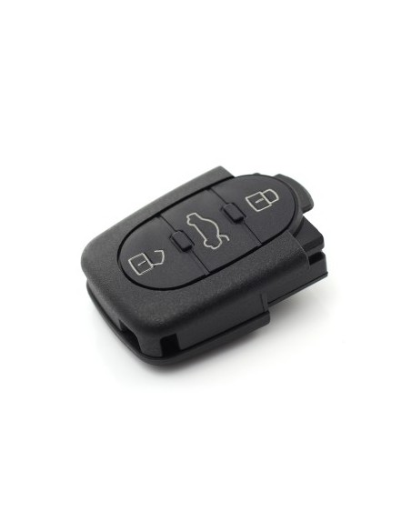 Key case accessory 2 buttons for Audi, battery 1616