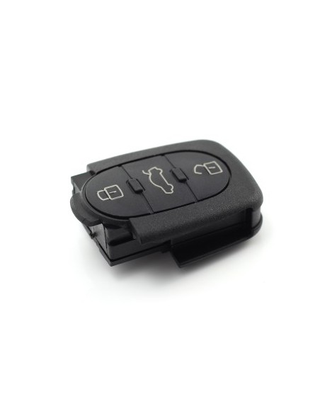 Key case accessory 2 buttons for Audi, battery 1616