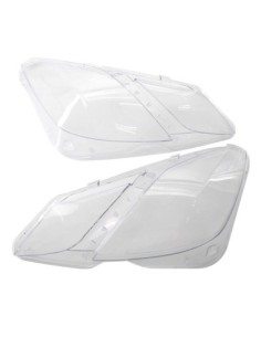 Set of 2 Headlight Glasses for Mercedes E-Class Coupe /...