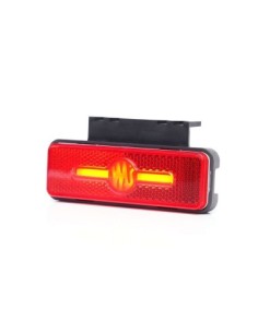 2034 W254 12V-24V Piros Pozíció LED Lámpa Was